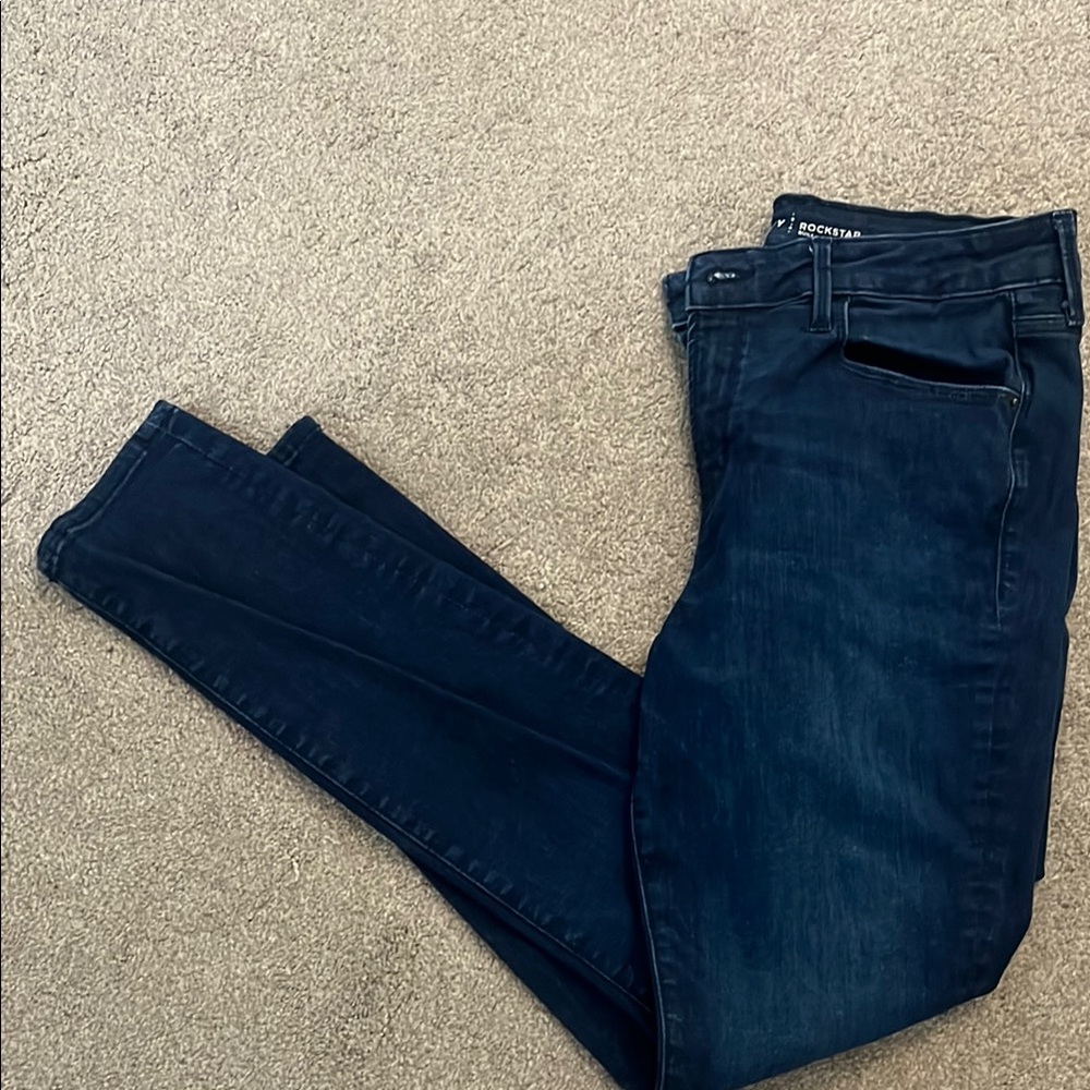 Old Navy Rockstar Dark Blue Jeans
